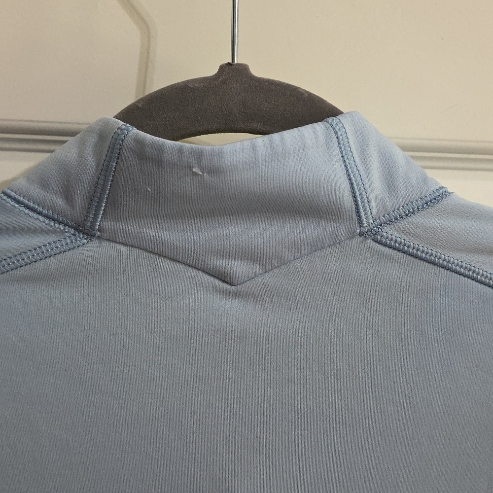 KJUS Keano Half-Zip Blue Fog Golf Mid Layer SPF Protector Men's Size Medium - Picture 9 of 14